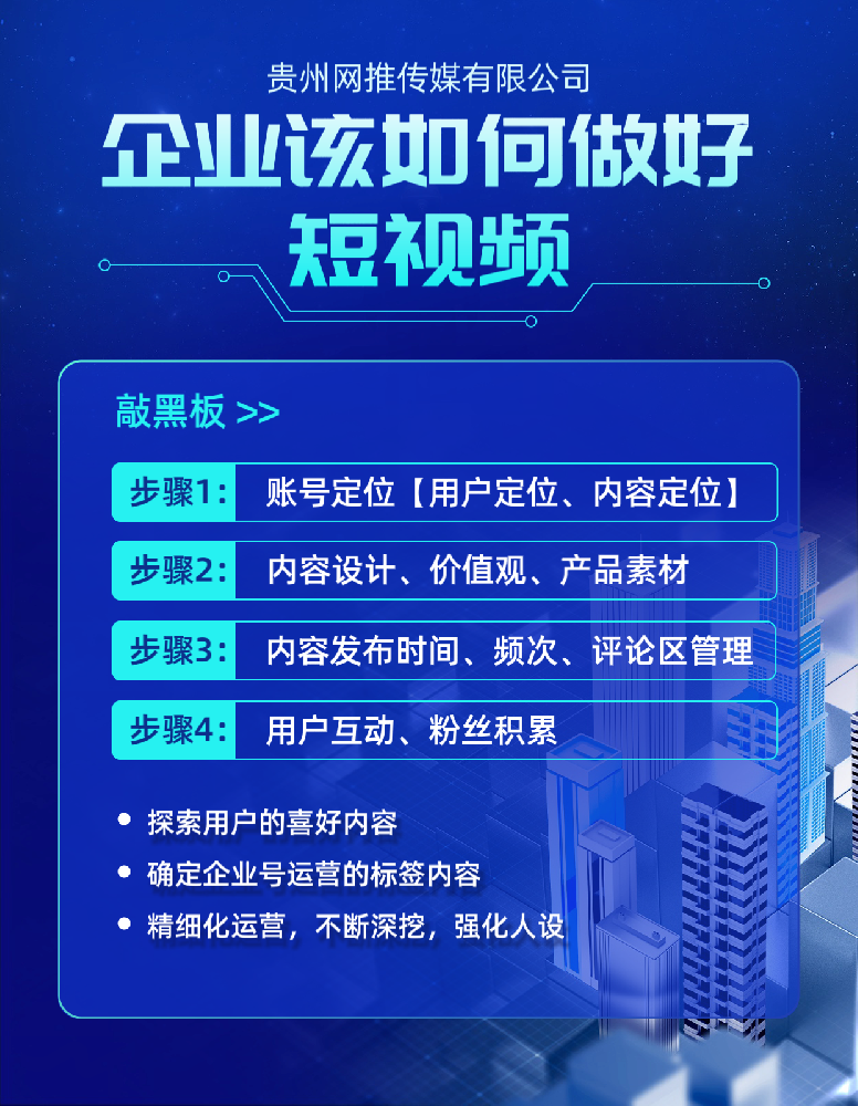 企业如何做好短视频运营推广？